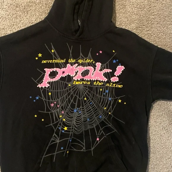 Sp5der Punk Hoodie Real With Tag For Proof